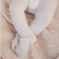 Baby plain cotton tights