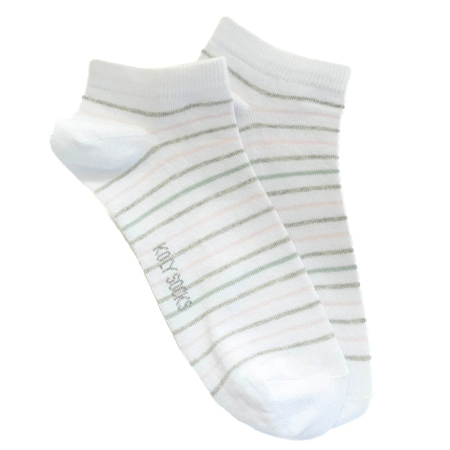 Women short stripes ankle socks