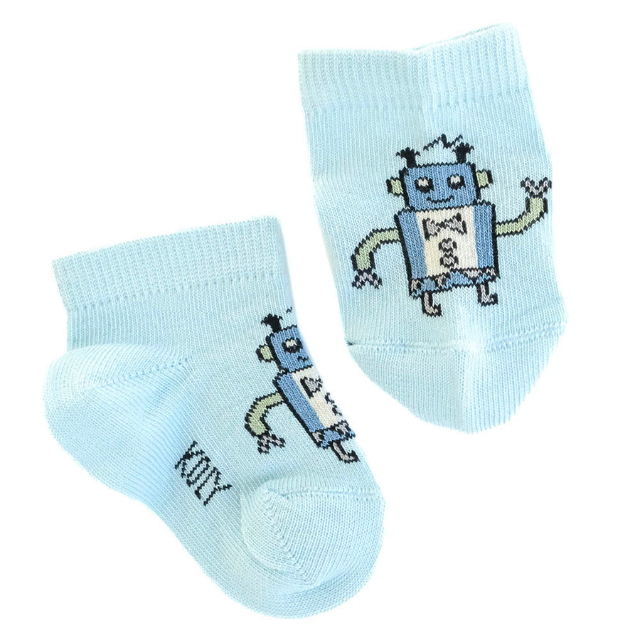 Roboto baby ankle socks