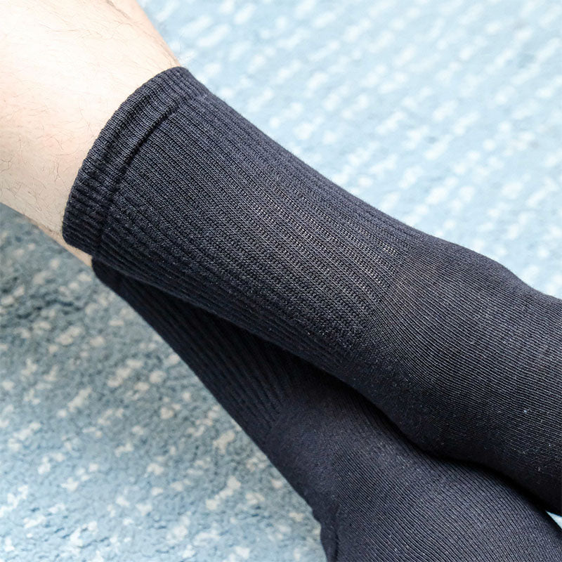 Plain Black Sport Socks