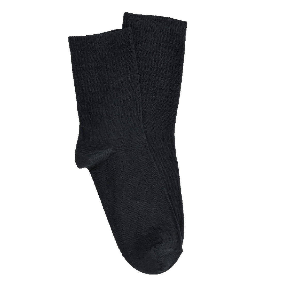 Plain Black Sport Socks