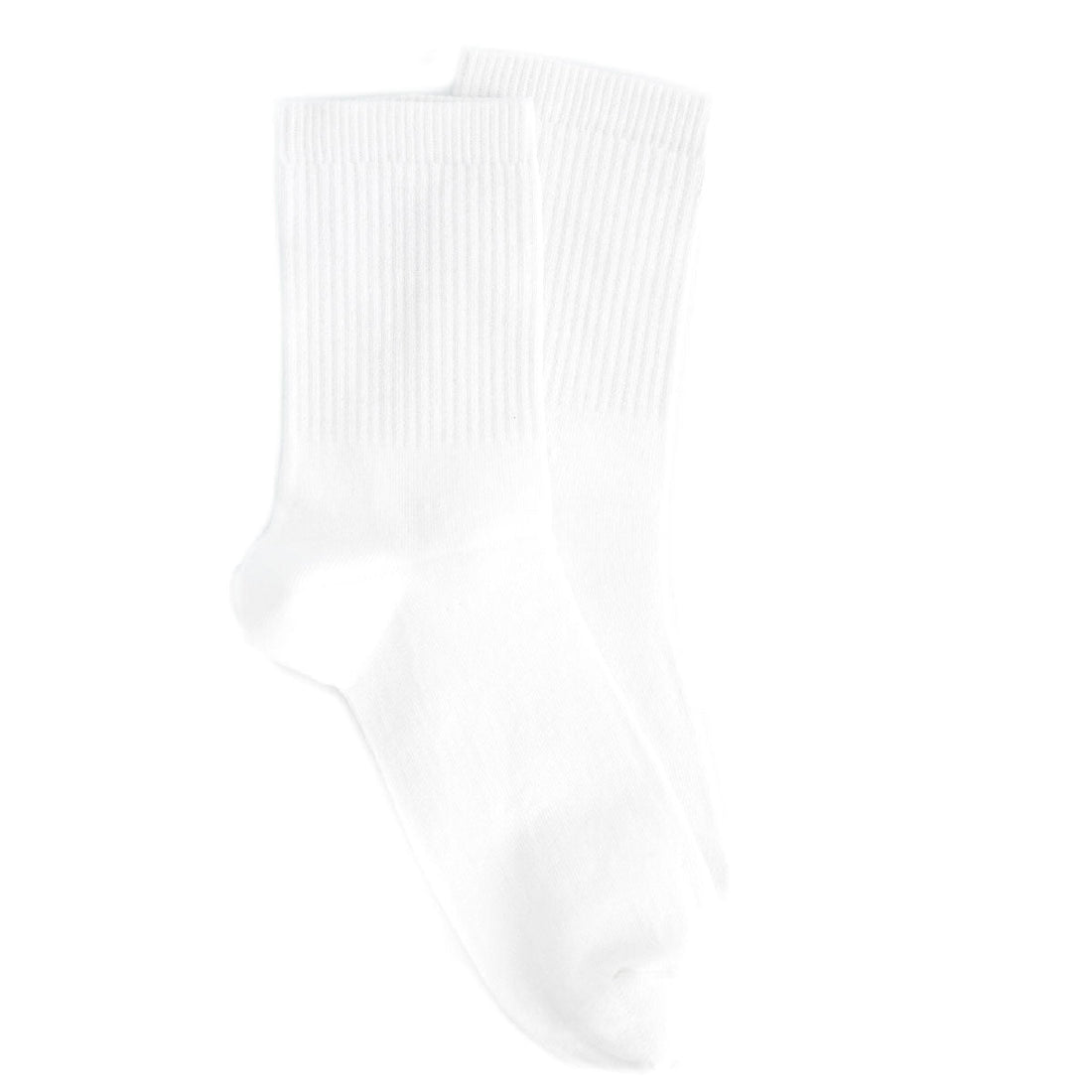 Plain White Sport Socks