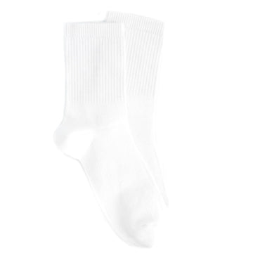 Plain White Sport Socks