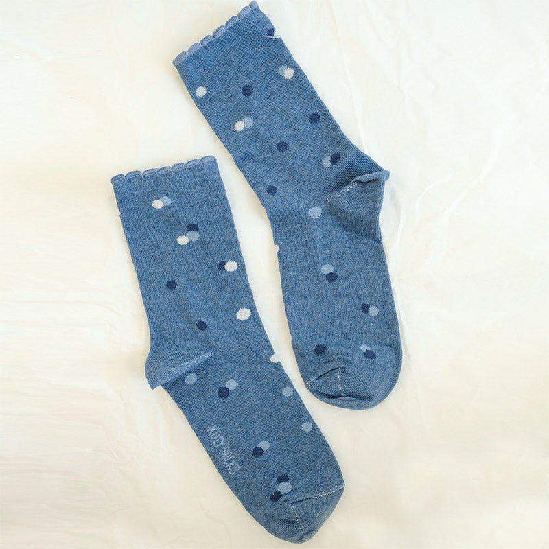 Jeans Dots Women Socks
