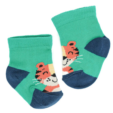 Tiger green socks