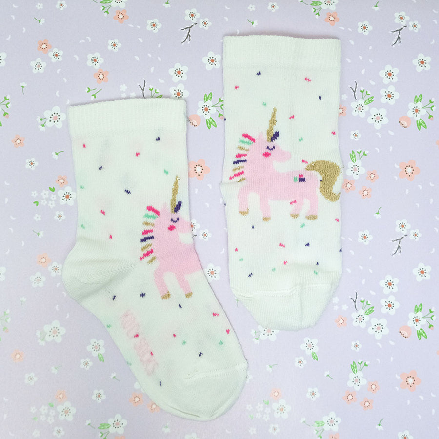 Golden tailed Unicorn Socks